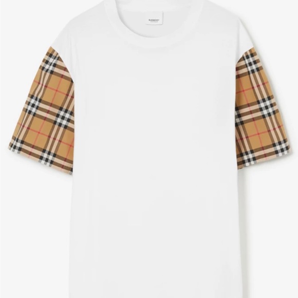 This Burberry shirt was wore one time for pictures very much brand new